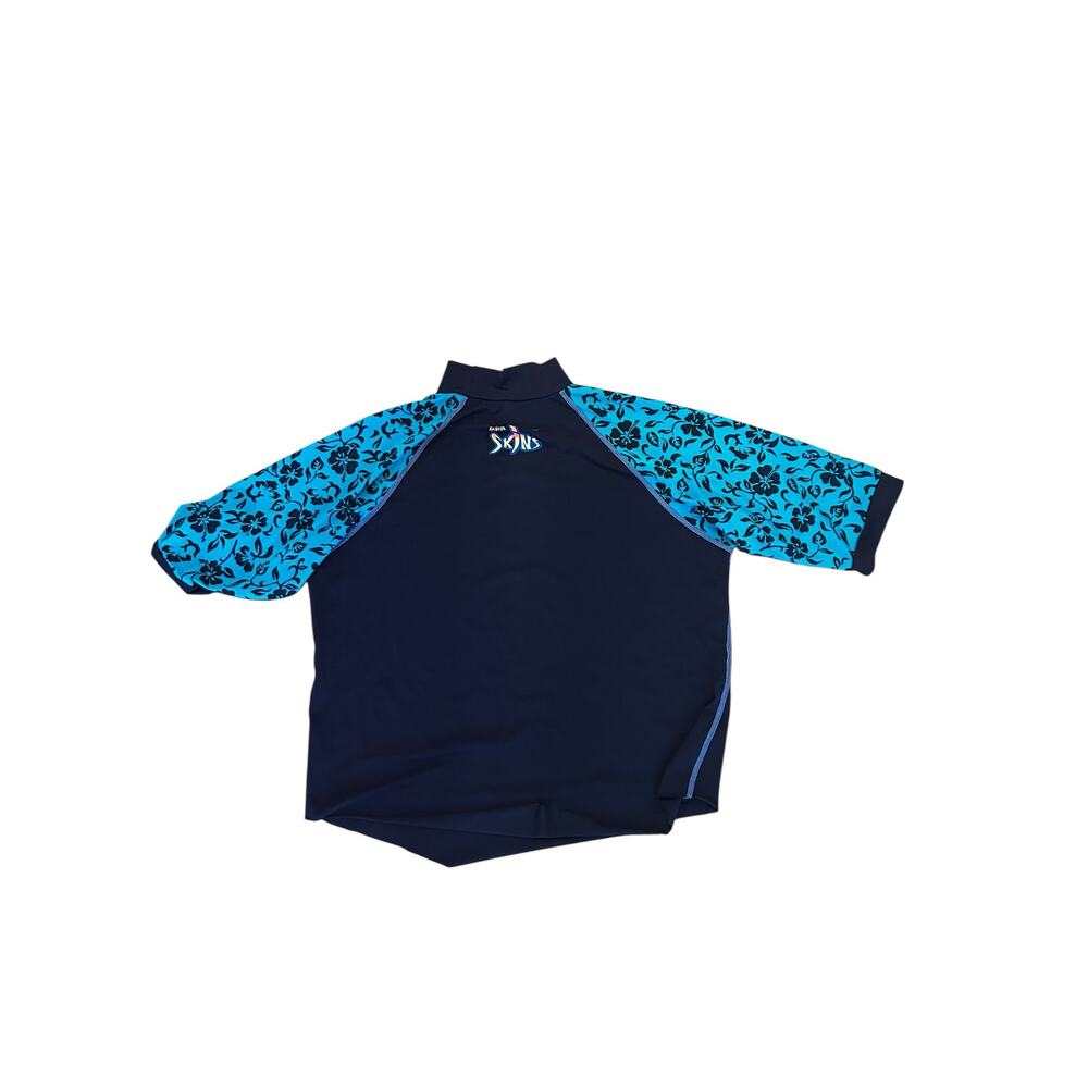 Vintage Radicool Skins Rash Guard Surf Shirt Hibiscus Size XL (Unisex)